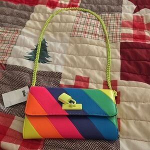 Colorful Striped Women's Bag
